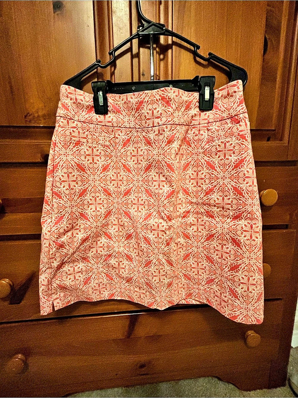 Kimi Rogers Millennium Skort Floral Mini Skort in Pink & White Size 6 NWT